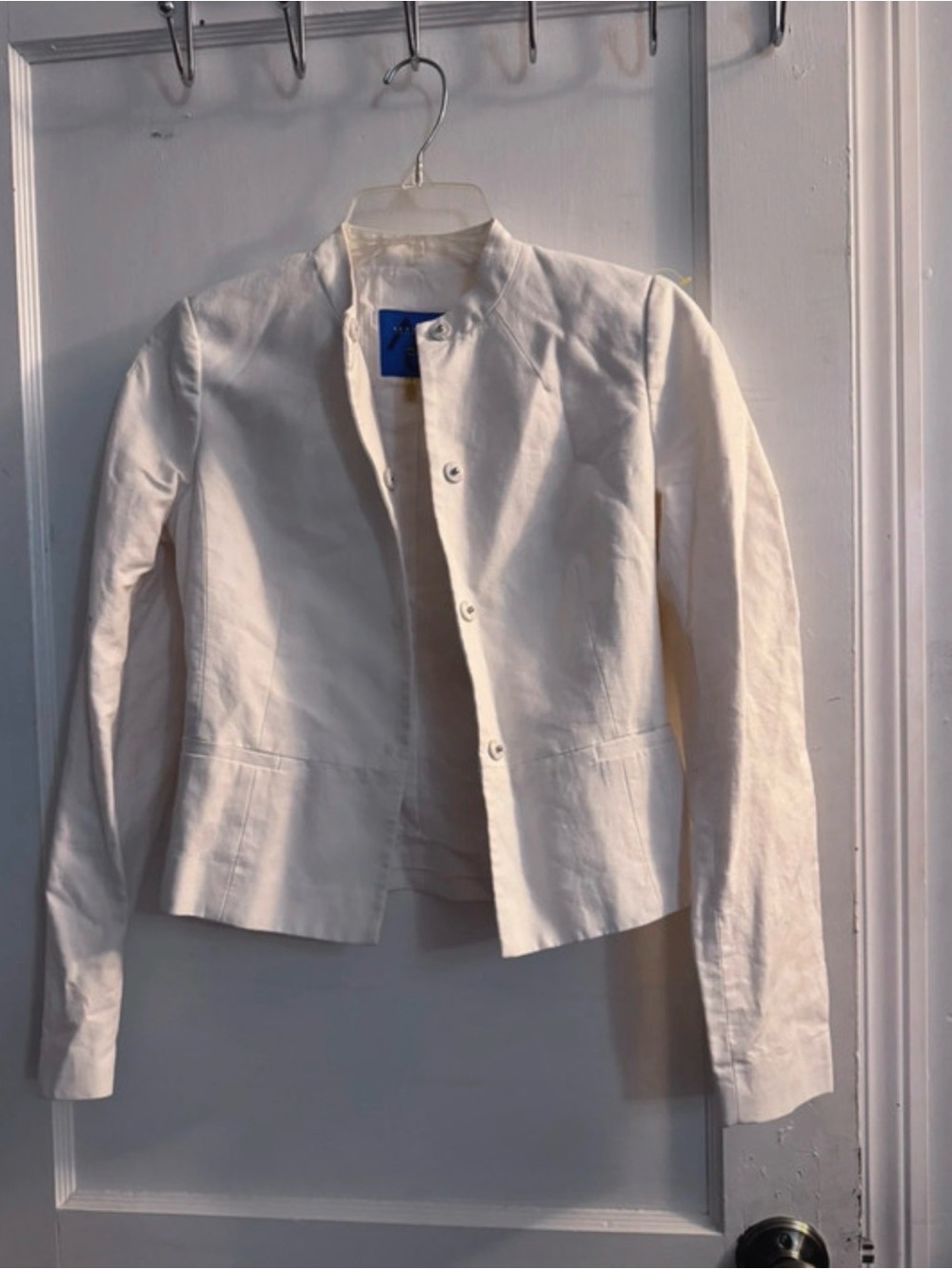 Martin + Osa Cream Button-Front Blazer